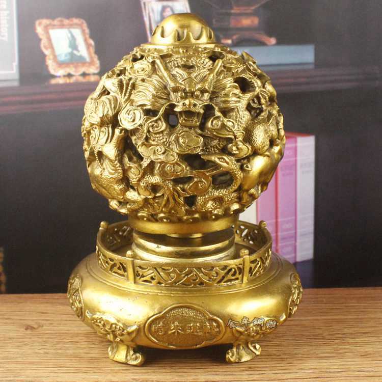 铜十二生肖鼎 九转乾坤鼎 大号鼎高23公分工艺品礼品摆件