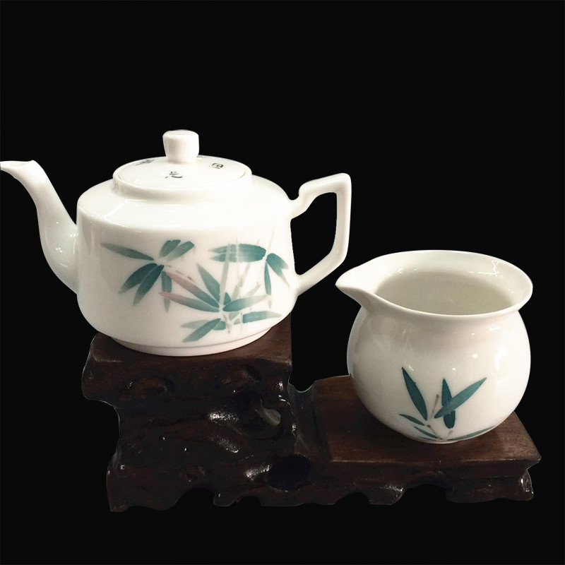 精品釉下彩瓷清香益远茶具 手绘茶具套装 功夫茶具 茶具礼盒(f)