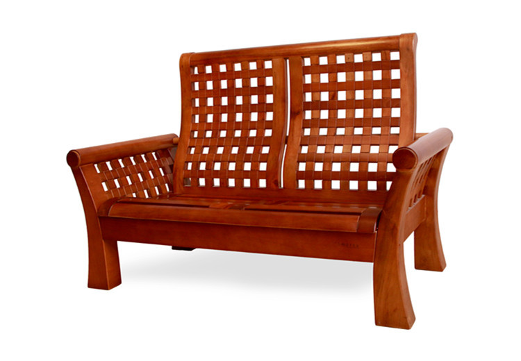 现代新中式全实木沙发客厅家具实木123沙发组合椎木木质沙发