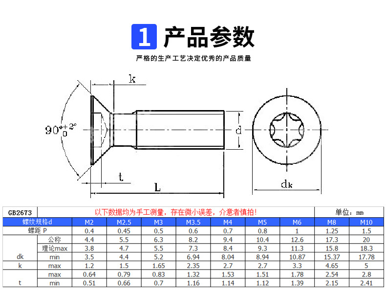 304不锈钢/沉头内梅花机牙螺丝 gb2672 平头内梅花防盗螺丝 m2-m8