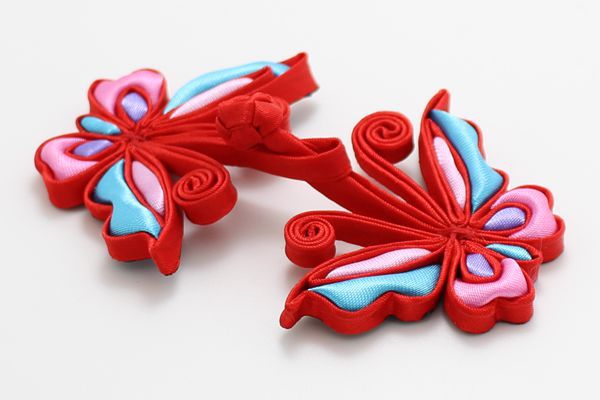 盘扣扣子 高档立体翩翩蝴蝶名族风古典旗袍扣唐装时尚舞台装纽扣