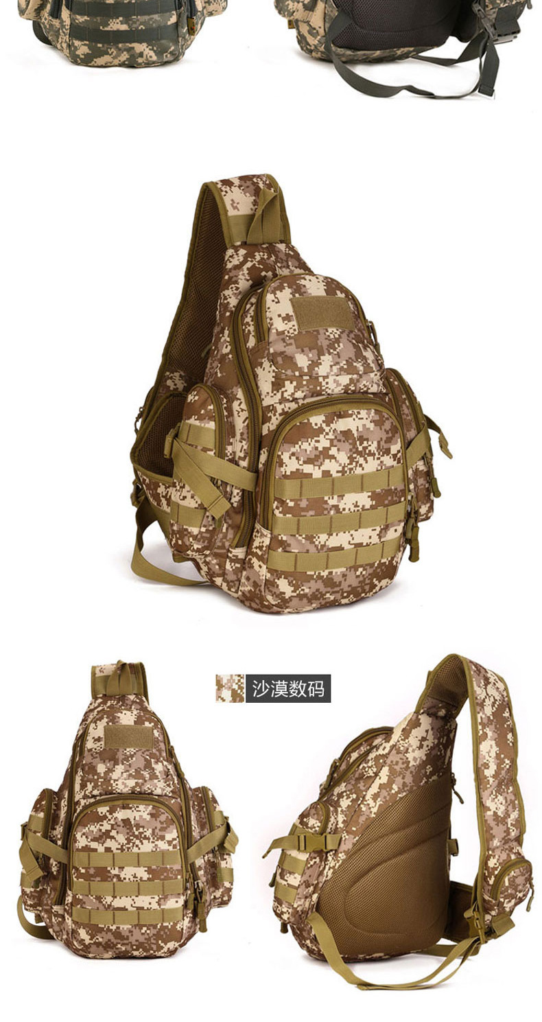 厂家迷彩军迷单肩大容量战术背包 户外野营