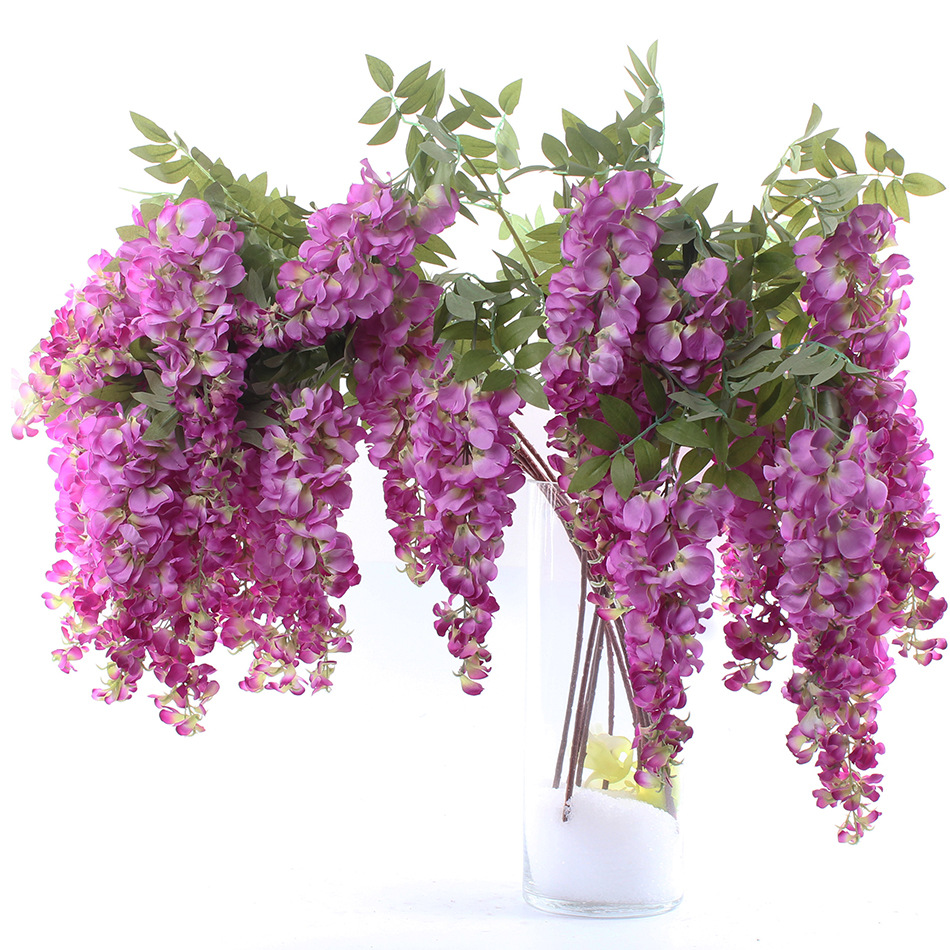 婚庆客厅摆件/花卉市场/仿真植物/三叉大豆花/瓶花/仿真花批发