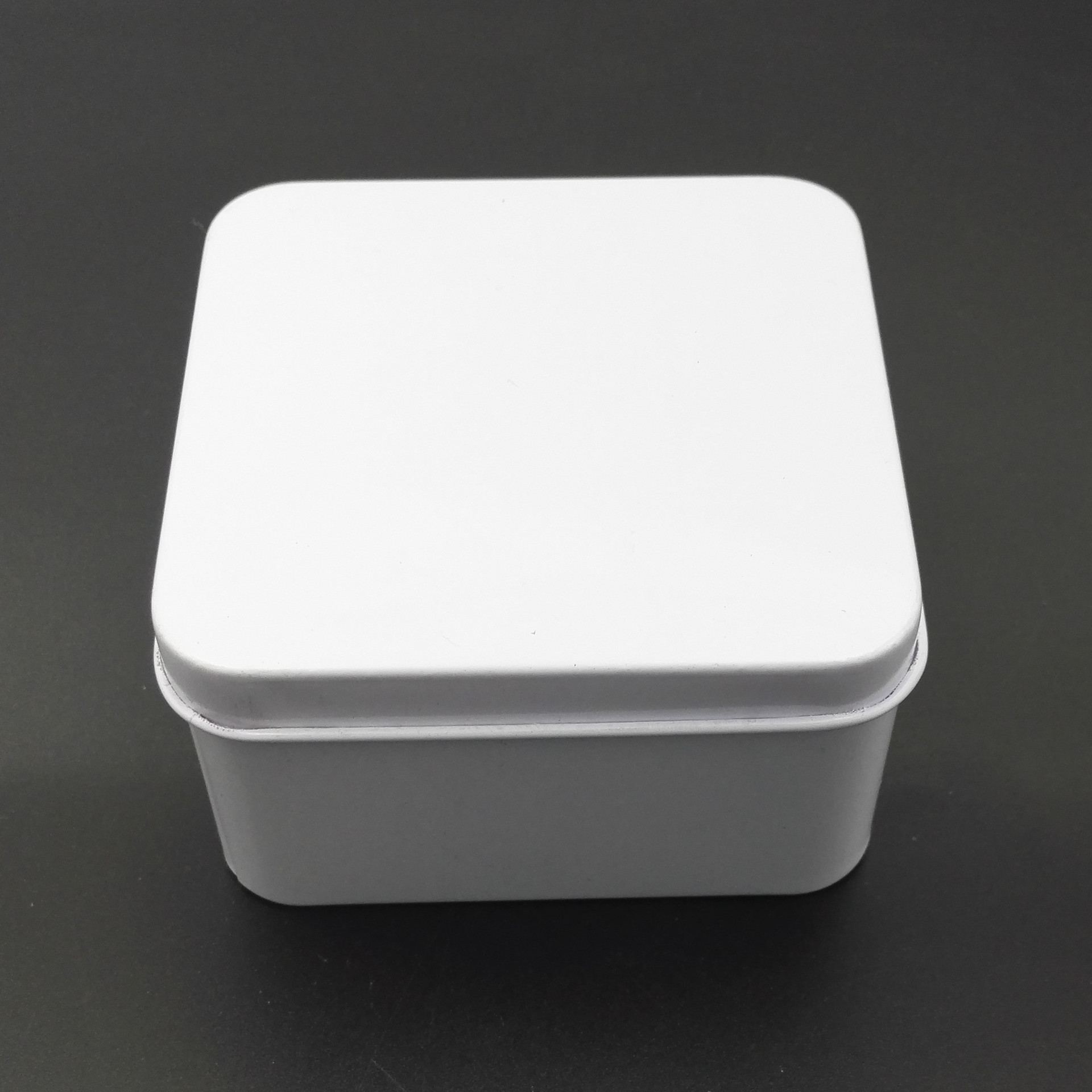 9.0*9.0正方形马口铁盒喜糖盒 迷你正方形翻盖礼品收纳金属盒子