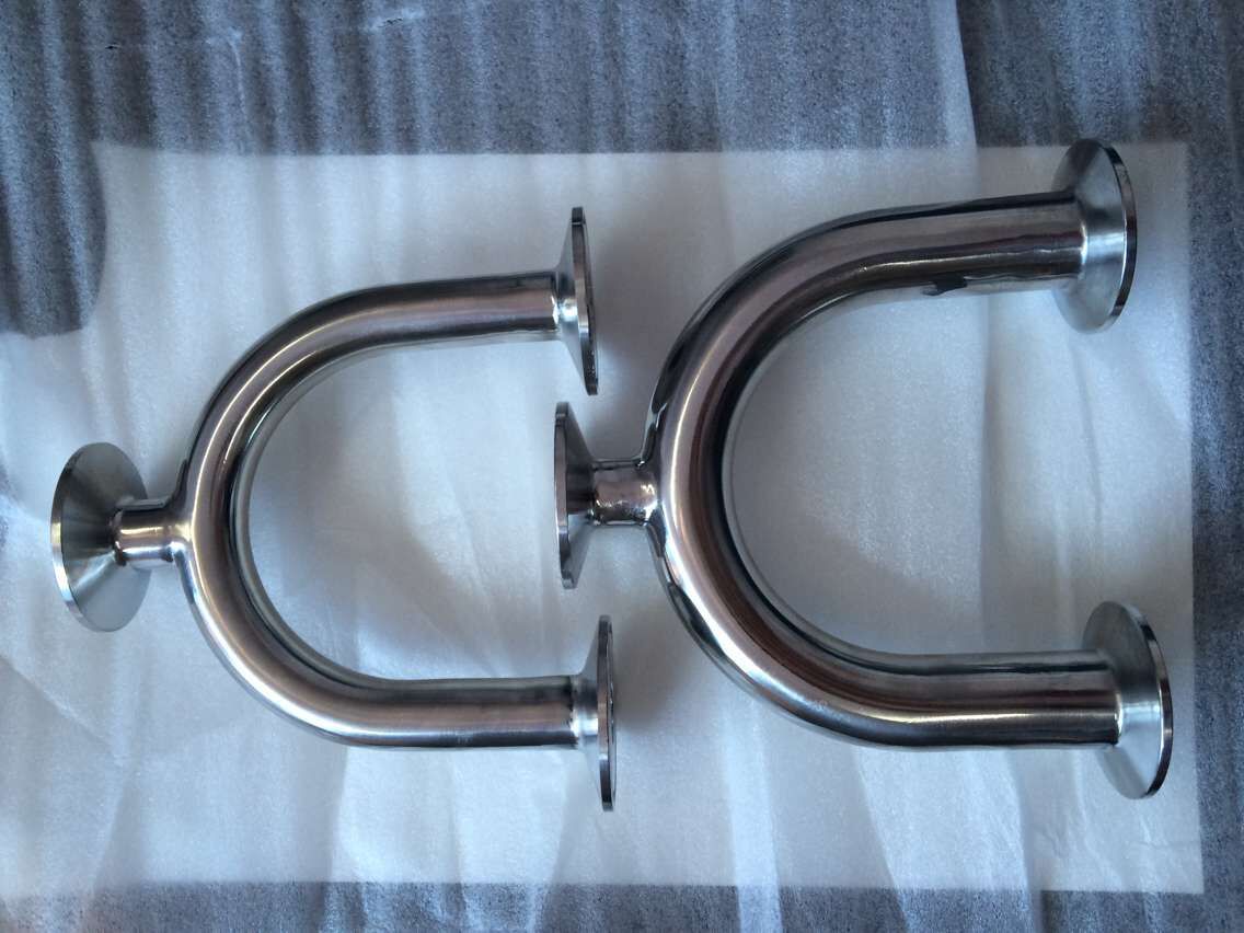 厂家直销不锈钢u型快装三通 快装u型管 u型管卡304 316卫生管