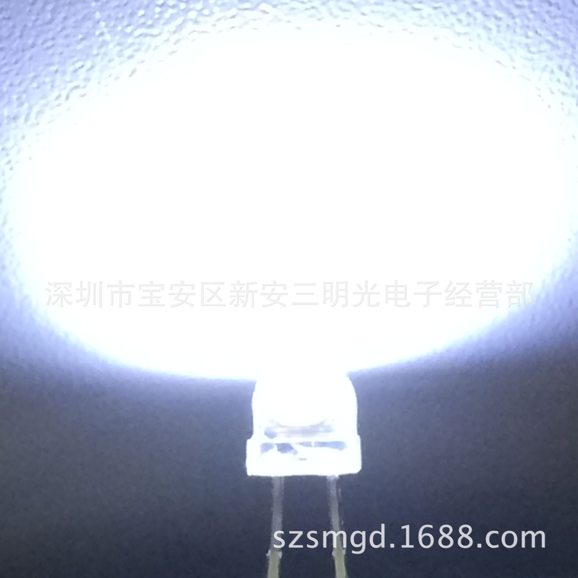 f5mm草帽白光超亮8lm大杯正白光电子产品专用白色厂家直销