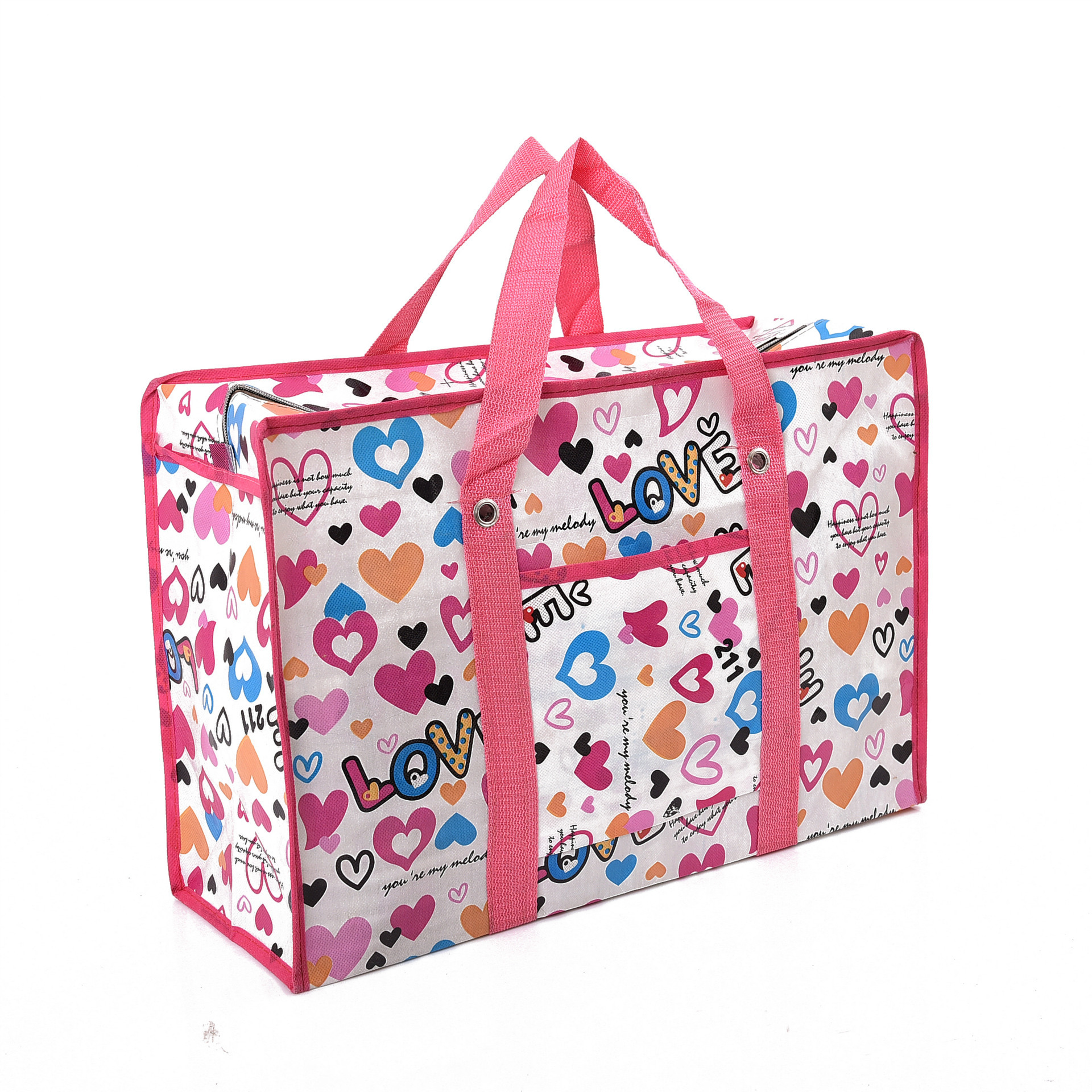 搬家袋子特大加厚防水无纺布棉被收纳袋手提行李袋编织袋批发定制