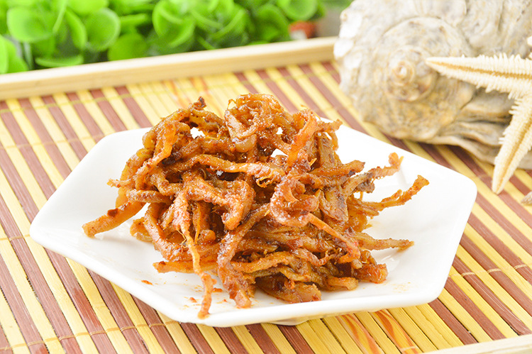 舟山海鲜特产 正龙香辣鱿鱼丝 海味零食 休闲小吃 5kg