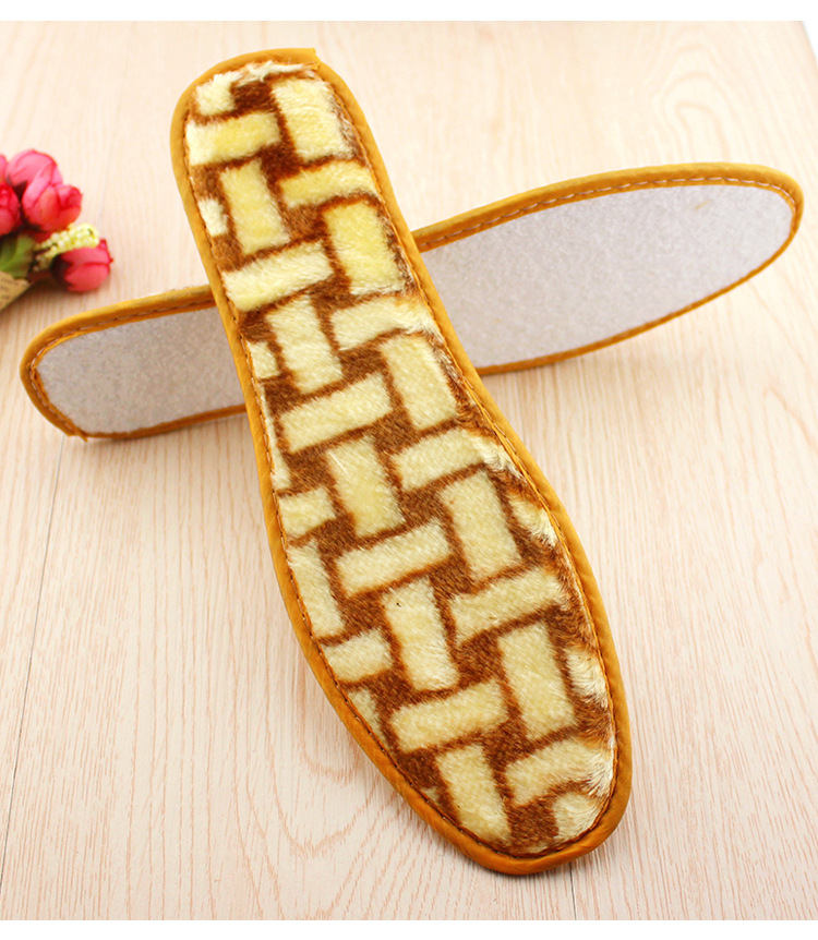 厂家批发冬季保暖毛垫 羊羔绒羊绒垫 棉毛毡男女款现货冬鞋垫