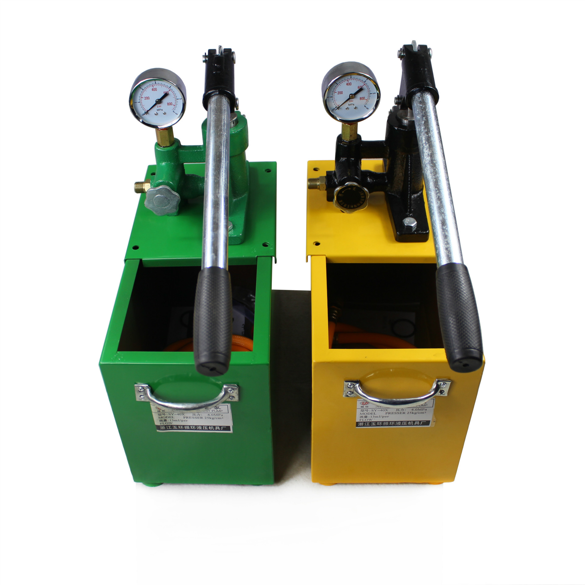 试压泵管道测漏仪水管打压机手动泵打压泵水暖阀门测压10mpa试压