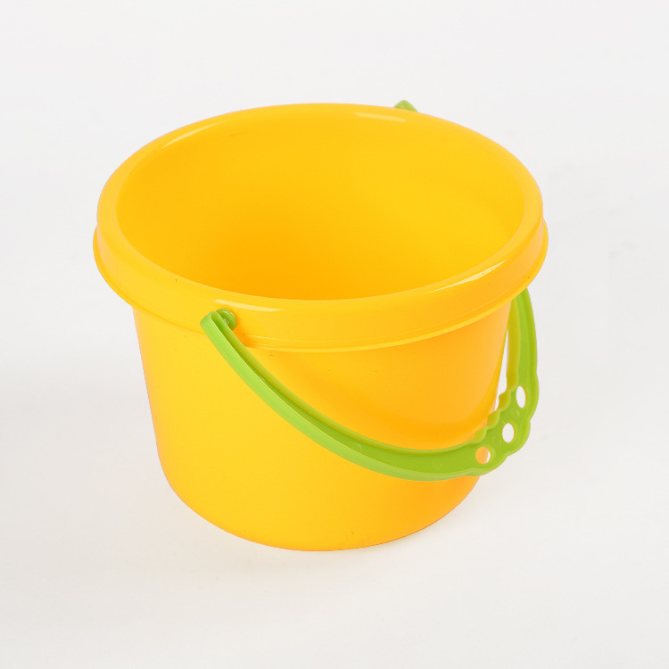 睿远品质儿童塑料沙滩桶幼儿园迷你桶戏水工具沙滩小桶玩具批发
