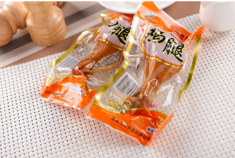 三利食品香卤味鸡腿真空包装 开袋即食鸡腿休闲零食厂家批发