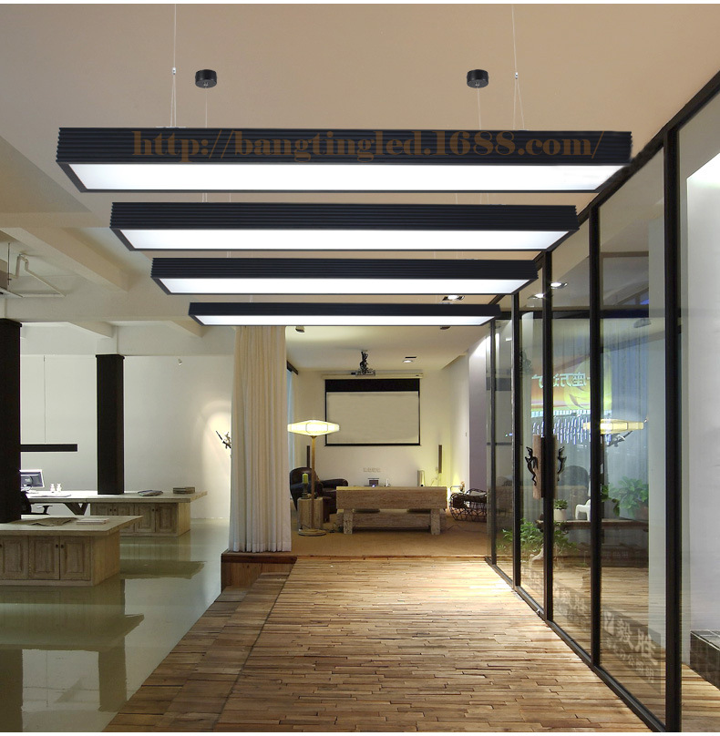 办公室吊灯led日光灯写字楼会议室餐厅网