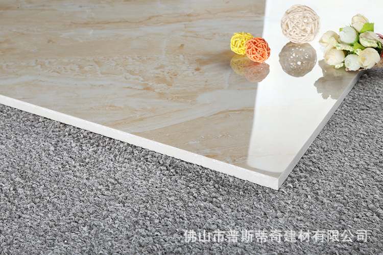 地板砖 防潮防污简约卧室阳台客厅地面瓷砖 卫生间陶瓷地板砖直销