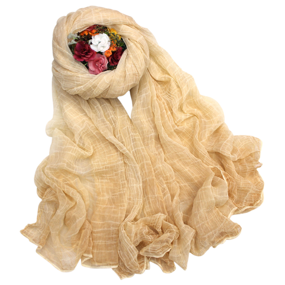 2017 new spring dirty silk imitation silk scarf scarf