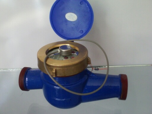 dn50200大口径脉冲水表法兰远传发讯水表旋翼式水表
