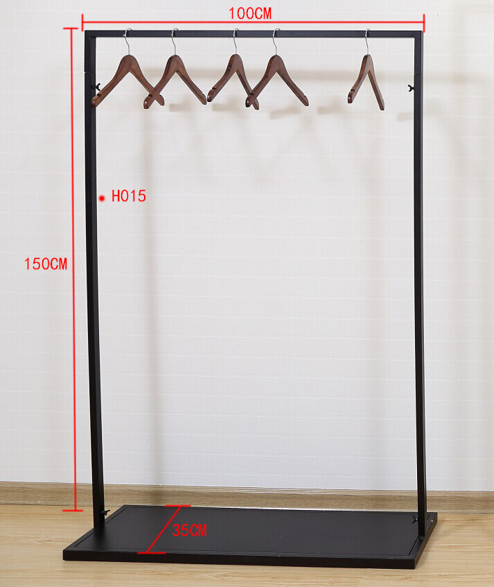简约服装展示架 铁艺服装架落地式服装店衣架 展示架女装店货架