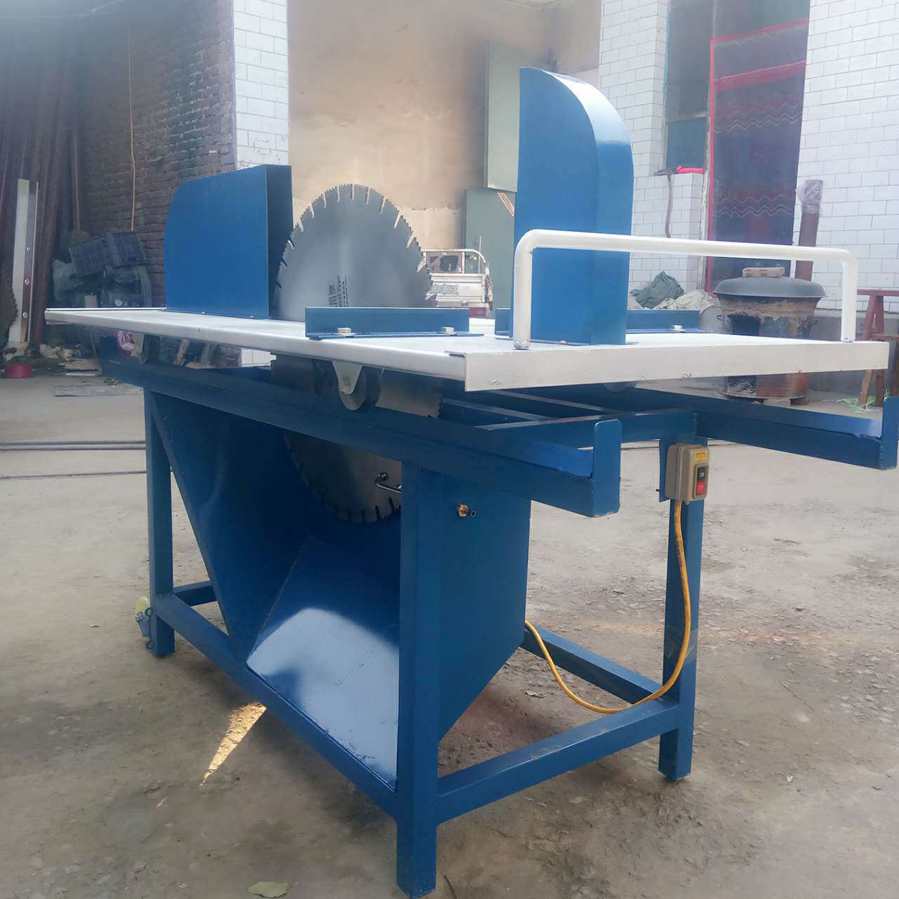 加气块砖电动切砖机 切砖机 台式电动 红