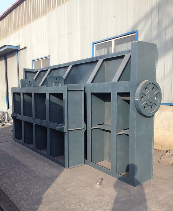 平面定轮钢闸门 潜孔式钢闸门3*3.5钢闸门厂家