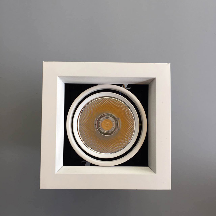 斗胆灯led斗胆灯led格栅射灯单头双头