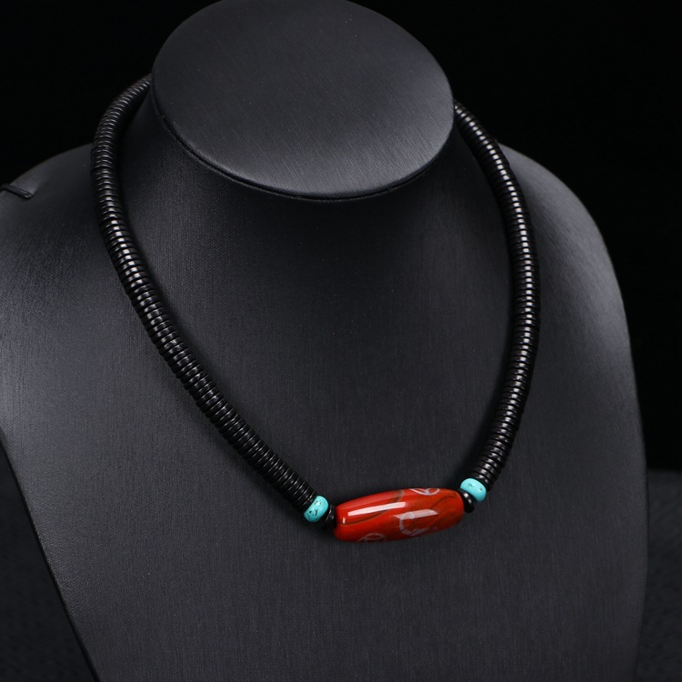 厂家直销天然椰壳项链锁骨链吊坠男女情侣复