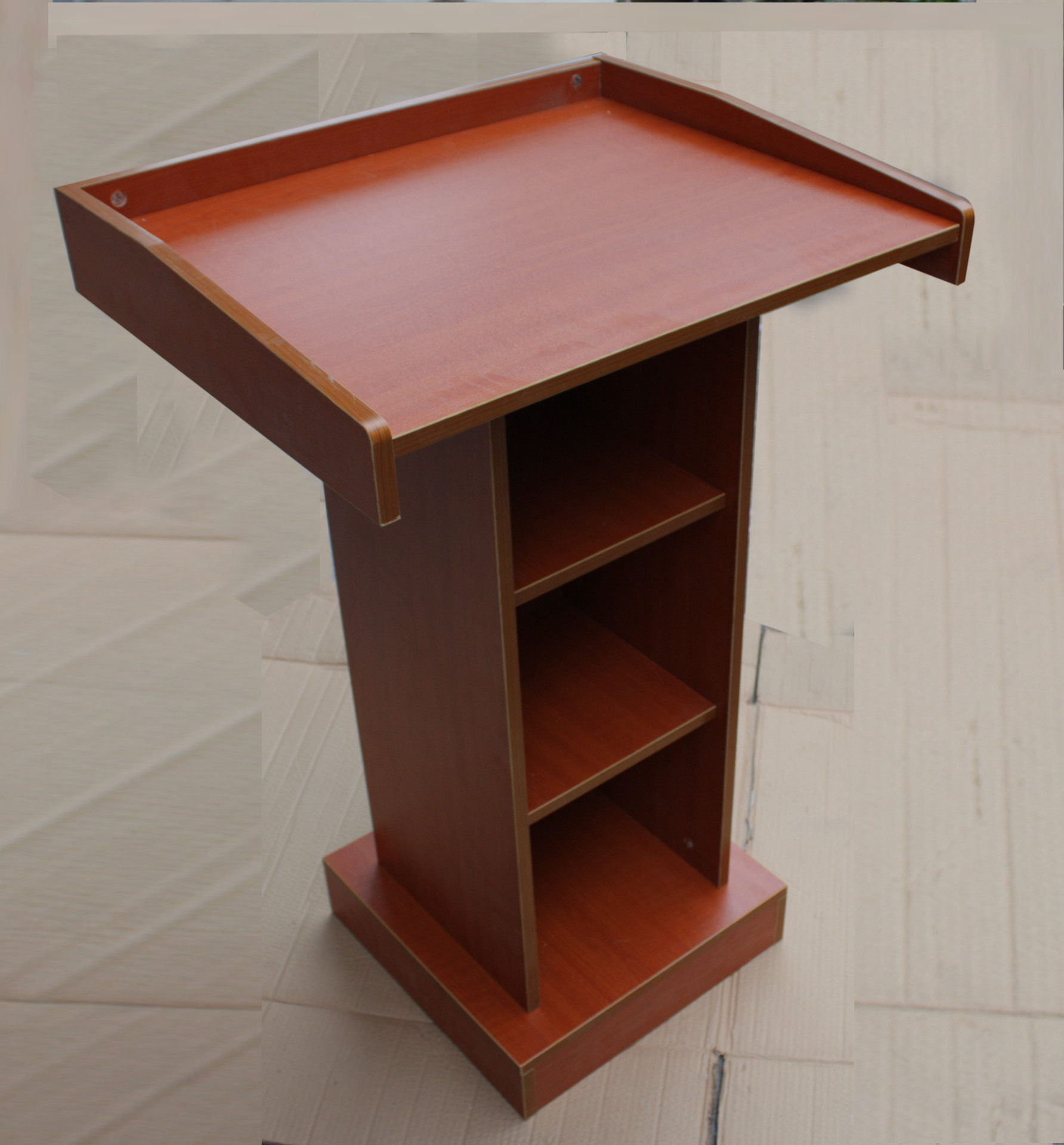 木质学校教室教师讲台演说演讲前台接待发言讲台桌