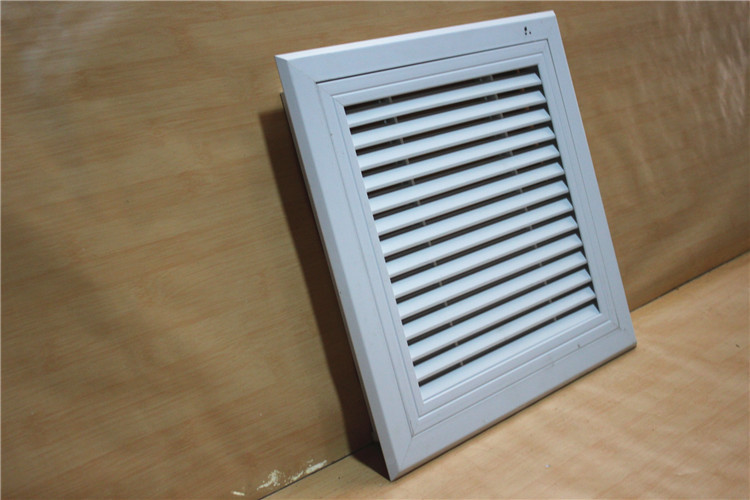 工厂直销空调出风口防水百叶空调罩电动风口塑钢风口联系进