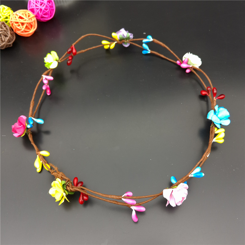 花环头环 diy手工小配饰新娘伴娘海边出