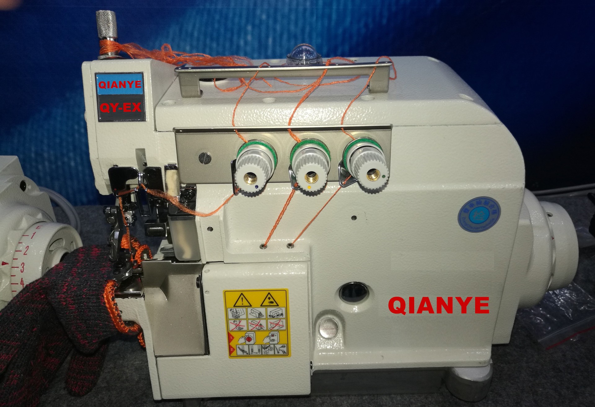 小嘴包边机 飞马款ex儿童领口袖口拷边机 银剑款手套包缝机