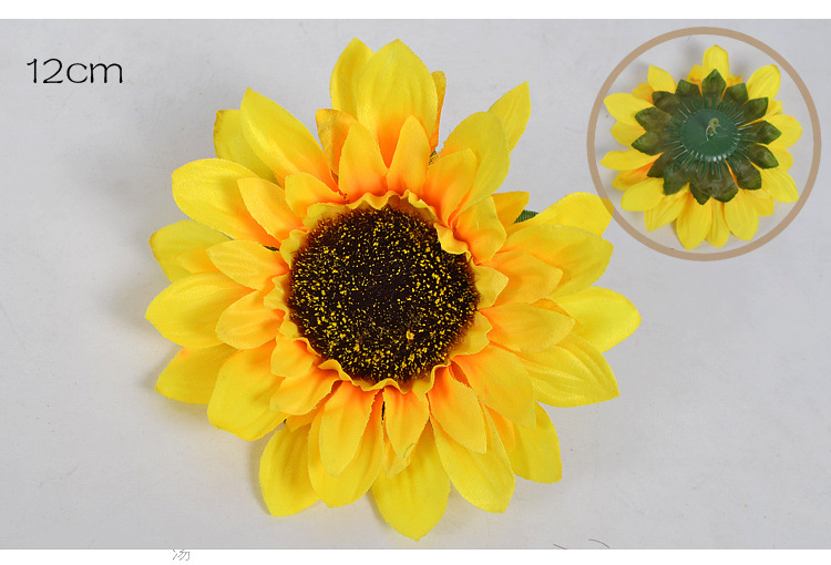 仿真向日葵花头太阳花朵葵花饰品样板间精品节日室内摆设摄影道具