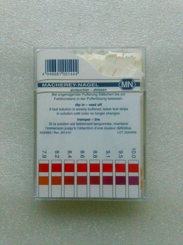 德国mn精密ph试纸6.0-10.0ph酸碱度测试纸92122水质测试条包邮