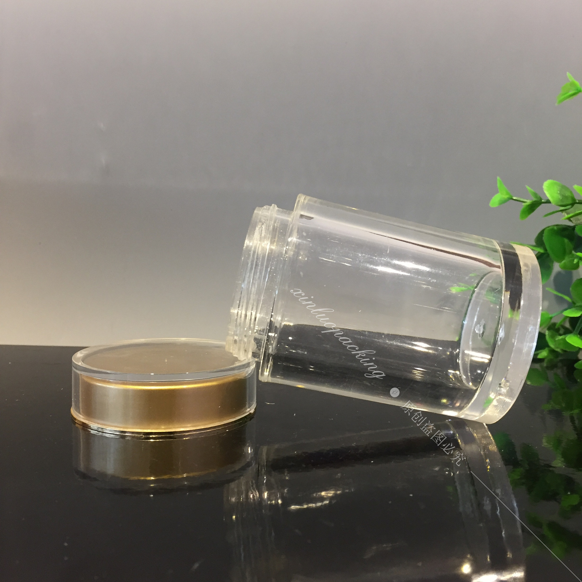 厂家直销 高档亚克力塑料瓶 黑枸杞包装三七铁皮枫斗保健品瓶