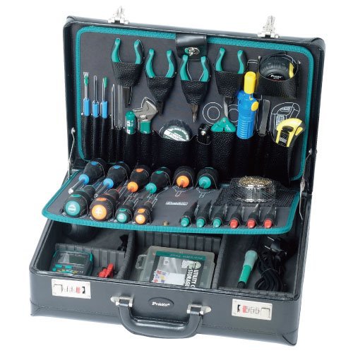 宝工pk-15305b专业维修常备工具箱42件电讯组套电子电工维修套装