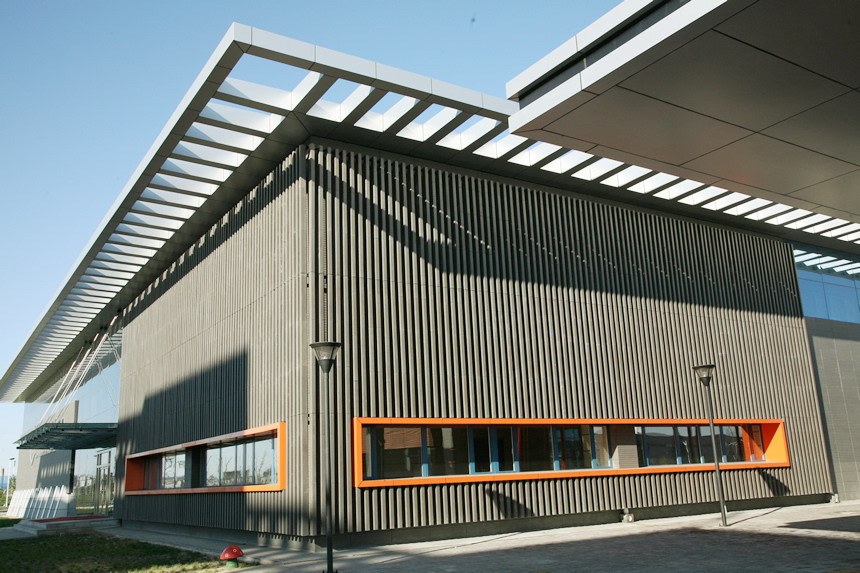 定制陶板幕墙瑞高18mm自然平面沙面纹面釉面陶土板干挂幕墙板