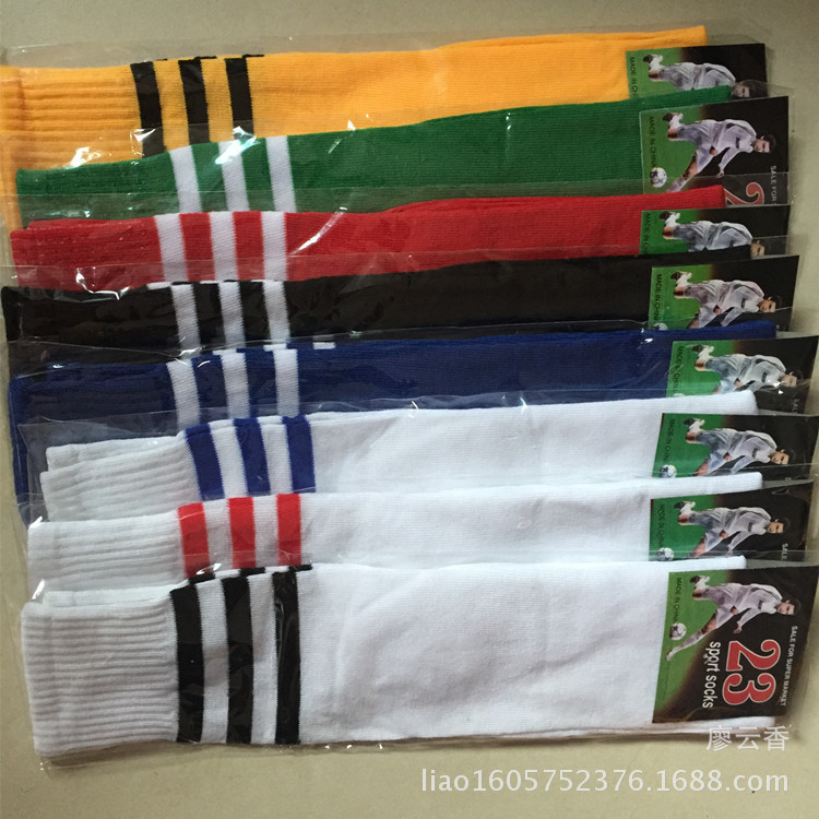 Children 3 Bar Stage Performance Soccer Socks Thin Sports Soccer Socks Breathable Sports Socks Men's Mid-Length Sports Socks