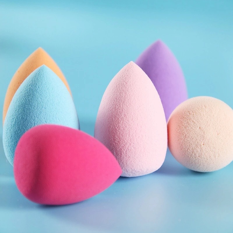 单个水滴形粉扑干湿两用化妆海绵化妆蛋美妆工具2元店地摊货源