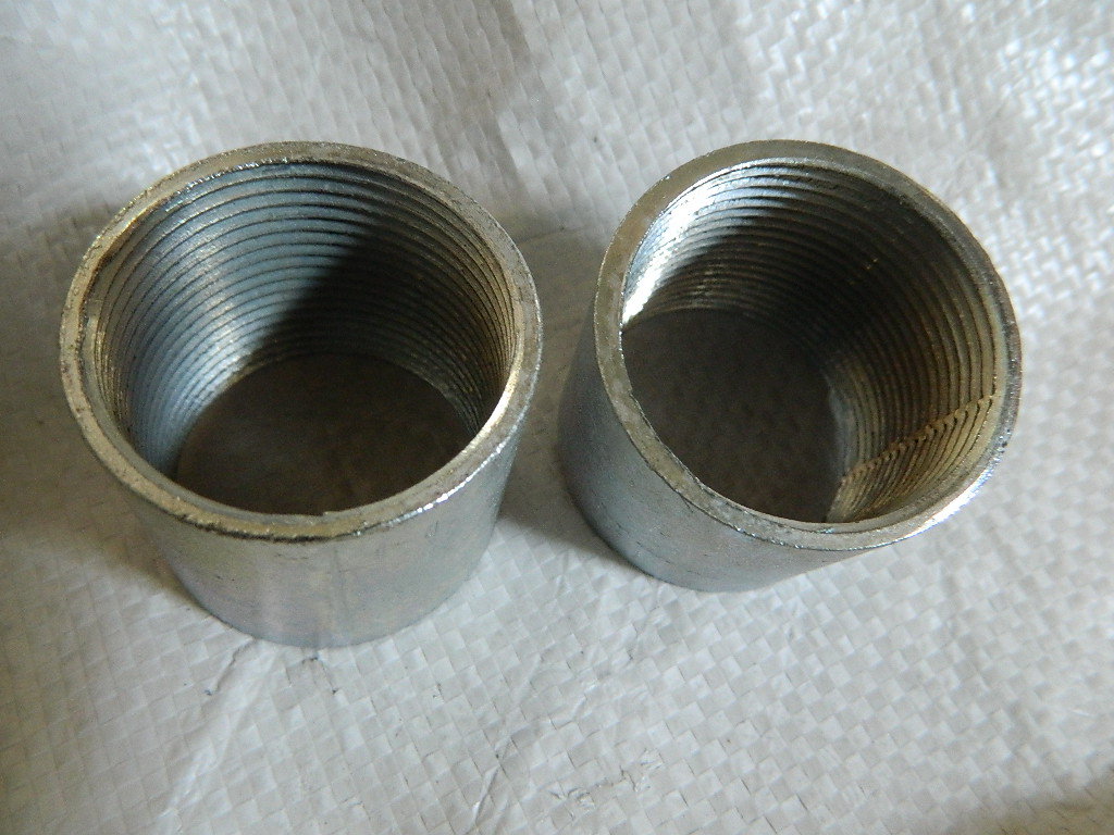 宝鸡福莱通钢管连接管箍可锻铸铁电工直接销售