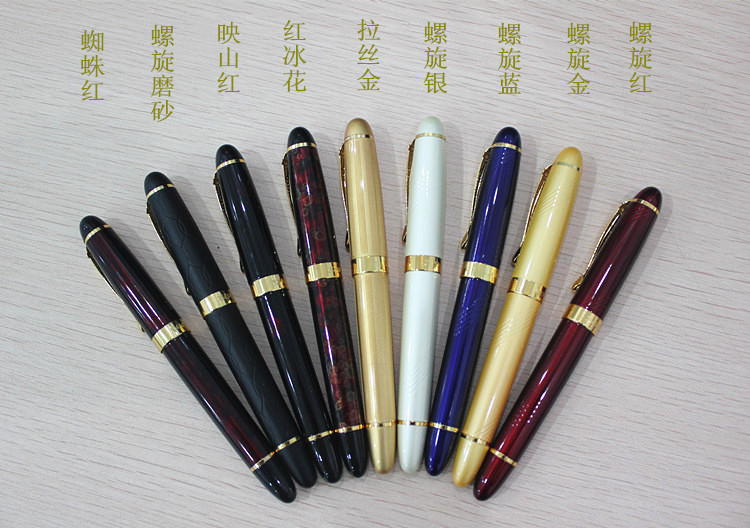 金豪x450钢笔宝珠笔批发 学生墨囊礼品办公钢笔定制签字钢笔