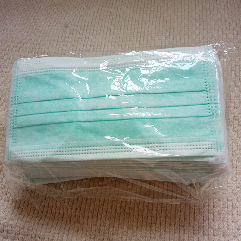 内点三层无防布滤纸口罩纸防菌挂耳式口罩个人防护用品批发