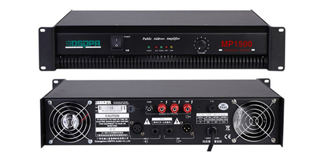 dsppa 现货供应 mp1500 350w 迪士普 纯后级定压广播功放
