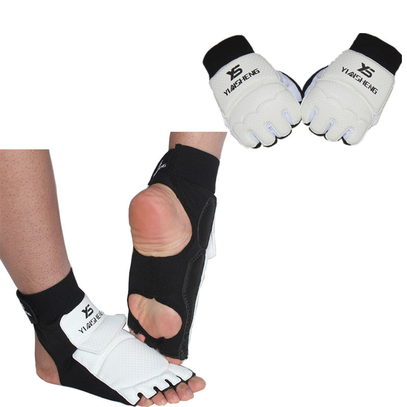 成人儿童加厚跆拳道护具9件套带面罩头盔手套脚套送护具包 牙套