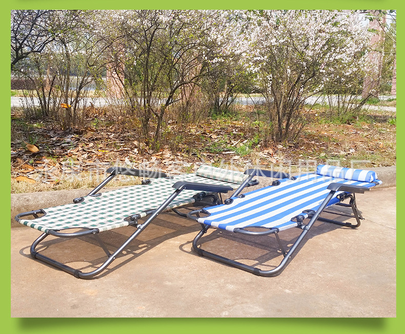 厂家直销 户外轻便携多功能折叠沙滩椅 扶手午休椅 野营椅 清凉型