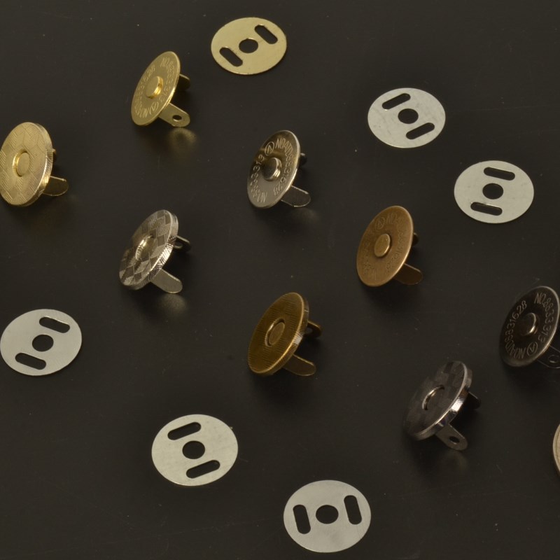 超薄强力穿孔磁扣手工diy包包双面暗扣 箱包按扣吸扣纽扣金属配件