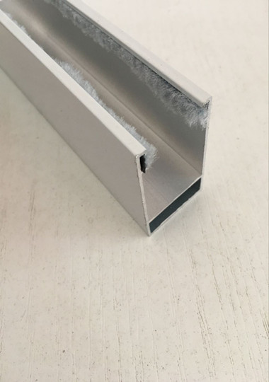 卷帘配件/遮光槽防风轨道/窗帘侧框3cm*5cm