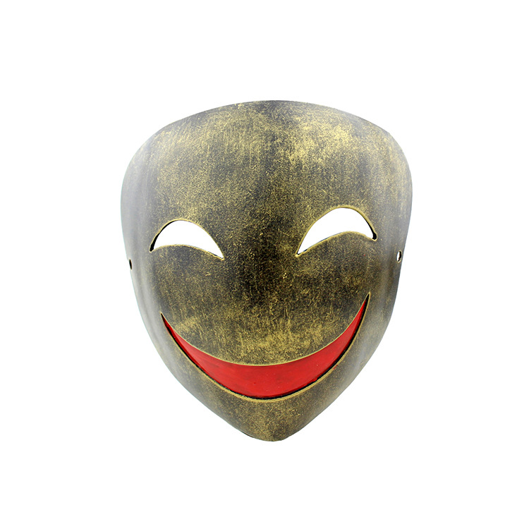 蛭子面具漆黑的子弹影胤小丑万圣节恐怖道具影视角色扮演m505 5