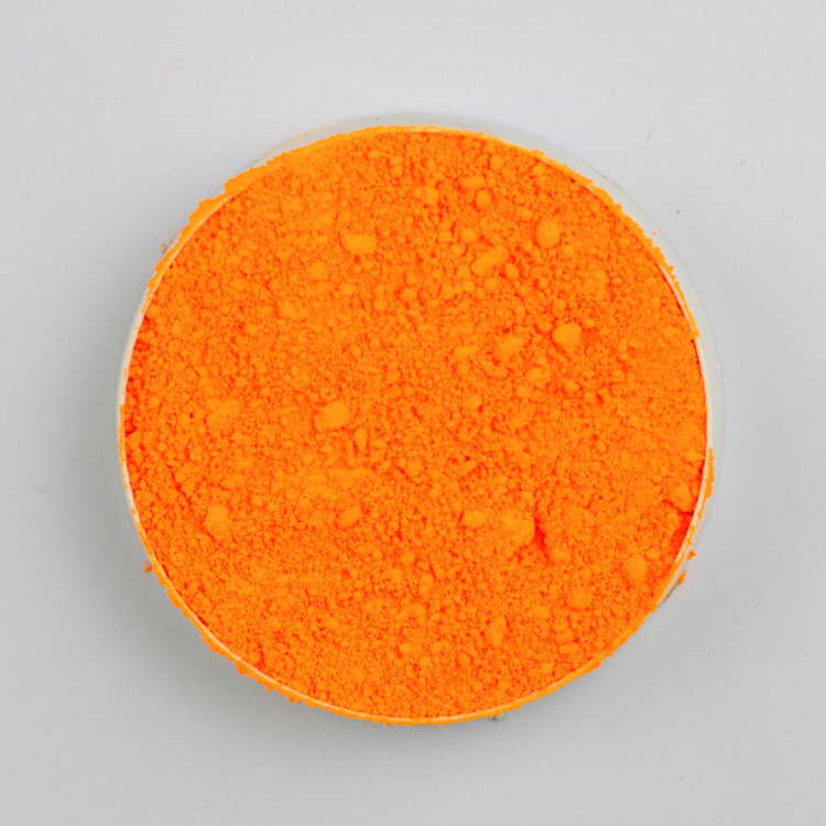萤光橙色荧光粉荧光色粉夜光粉塑胶色粉厂家直销多色荧光粉