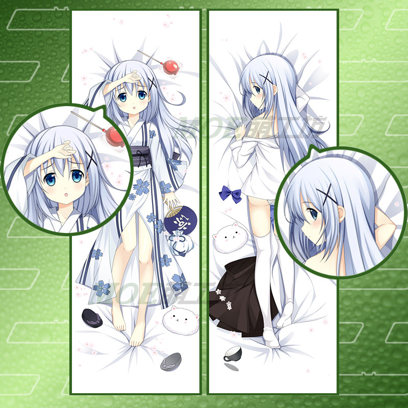 萌工坊请问要来点兔子吗日本动漫双面抱枕 亚马逊货源 支持代发