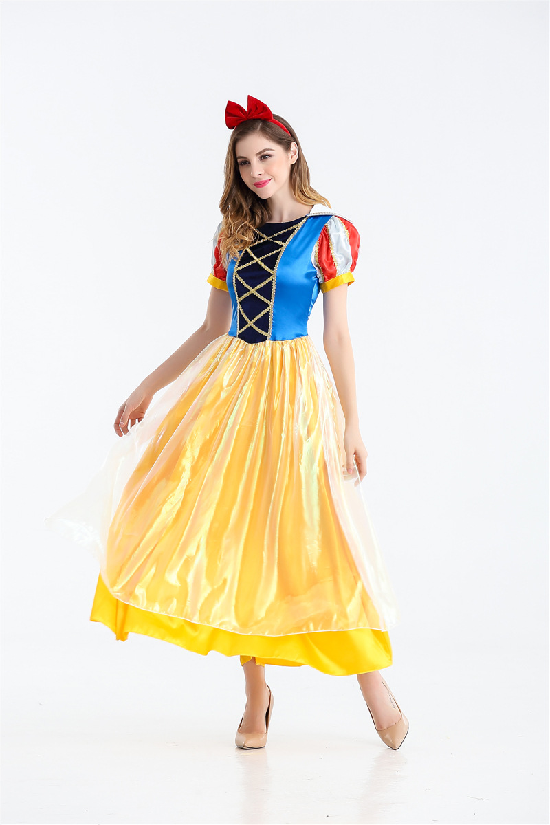 新款爱丽丝梦公主长裙欧美游戏制服角色扮演公主服装舞台装演出服