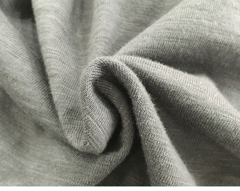 21支竹节棉 160g精品棉单面竹节布料 涤纶卫衣衬衫面料 现货批发