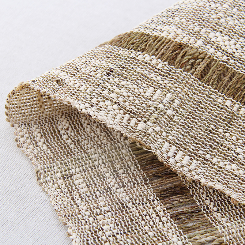 天然麻布 纯手工编织苎麻夏布 简约中国风茶席挂帘装饰面料